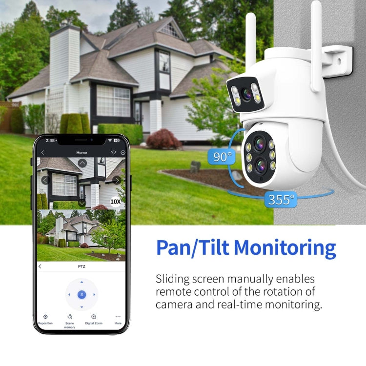 ESCAM QF500 5+5MP Motion Detection WiFi Intelligent 10X Optical Zoom Camera, QF500 ESCAM QF500 5+5MP Motion Detection WiFi Intelligent 10X Optical Zoom Camera, QF500